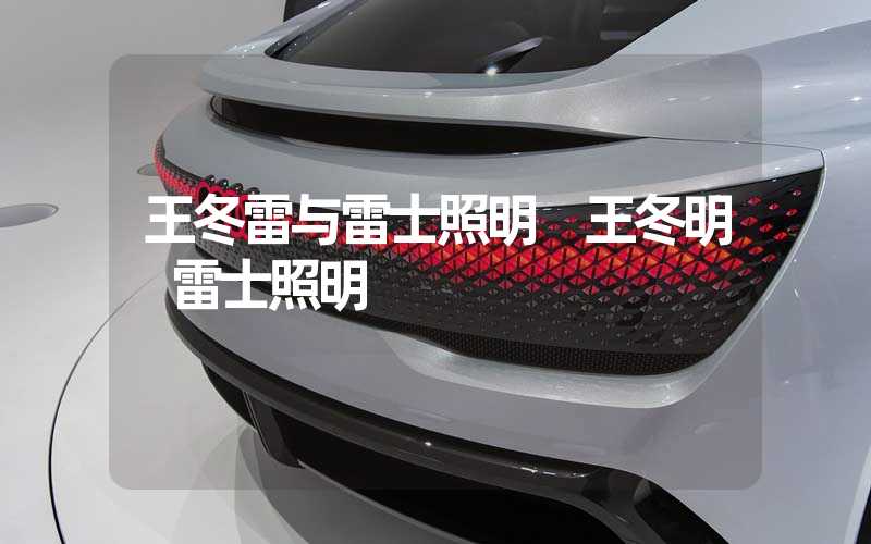 王冬雷与雷士照明 王冬明 雷士照明